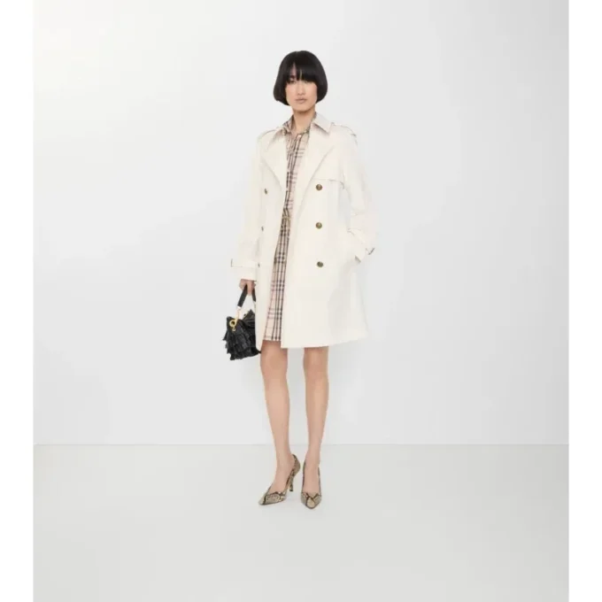 Gabardina Belgravia de algodón ligero de largo medio Trench Coat Gabardina Belgravia de algodón ligero de largo medio Trench Coat