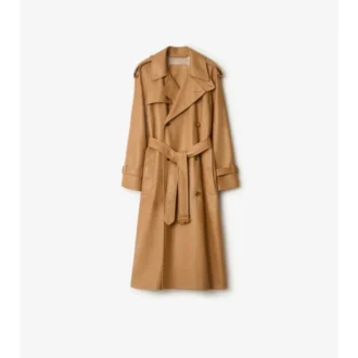 Gabardina Castleford larga de cuero