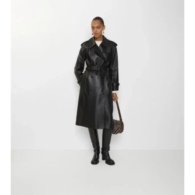 Gabardina Castleford larga de cuero Gabardina Castleford larga de cuero
