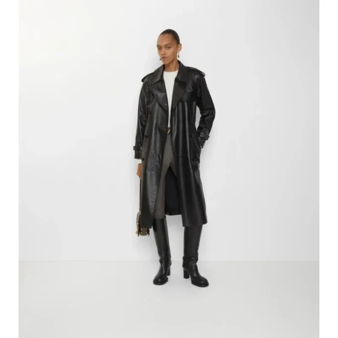 Gabardina Castleford larga de cuero Gabardina Castleford larga de cuero