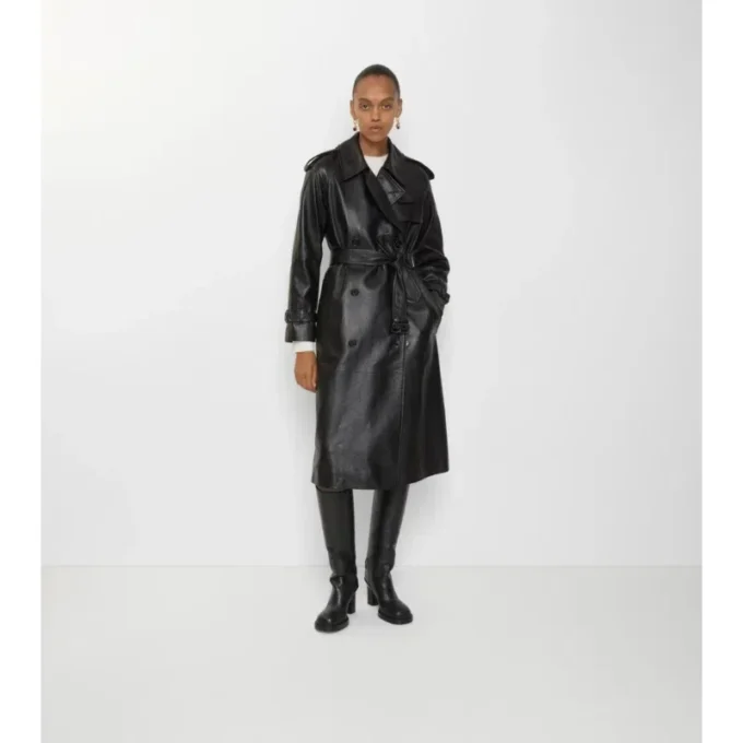 Gabardina Castleford larga de cuero Gabardina Castleford larga de cuero