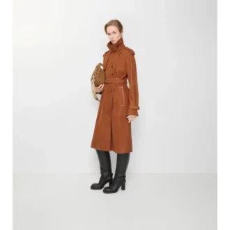 Gabardina Castleford larga de nubuck