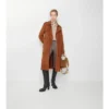 Gabardina Castleford larga de nubuck