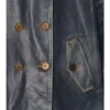 Gabardina corta de denim Trench Coat Gabardina corta de denim Trench Coat