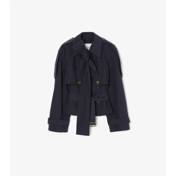 Gabardina corta de lona Trerose Trench Coat Gabardina corta de lona Trerose Trench Coat