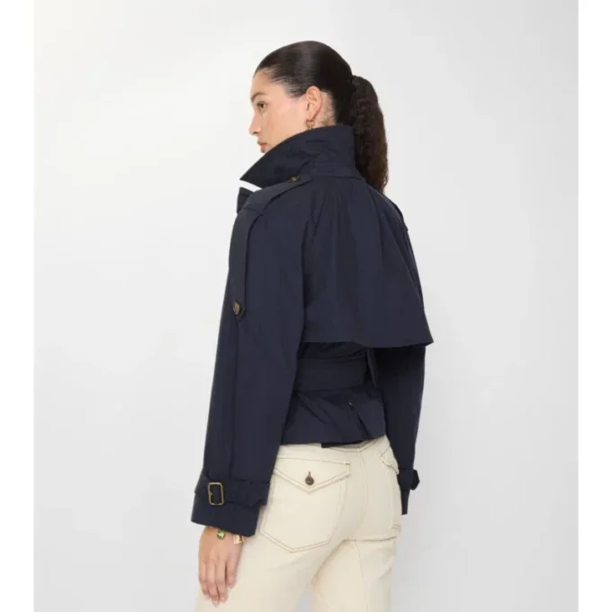 Gabardina corta de lona Trerose Trench Coat Gabardina corta de lona Trerose Trench Coat