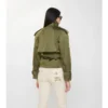 Gabardina corta de mezcla de nailon Gabardina corta de mezcla de nailon