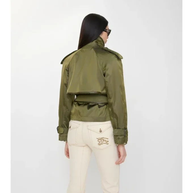 Gabardina corta de mezcla de nailon Gabardina corta de mezcla de nailon