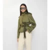 Gabardina corta de mezcla de nailon Gabardina corta de mezcla de nailon