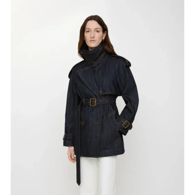 Gabardina corta Fitzrovia de Denim