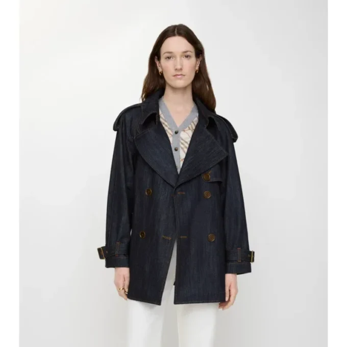 Gabardina corta Fitzrovia de Denim