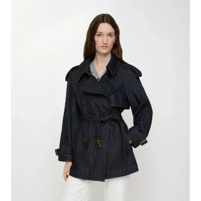 Gabardina corta Fitzrovia de Denim