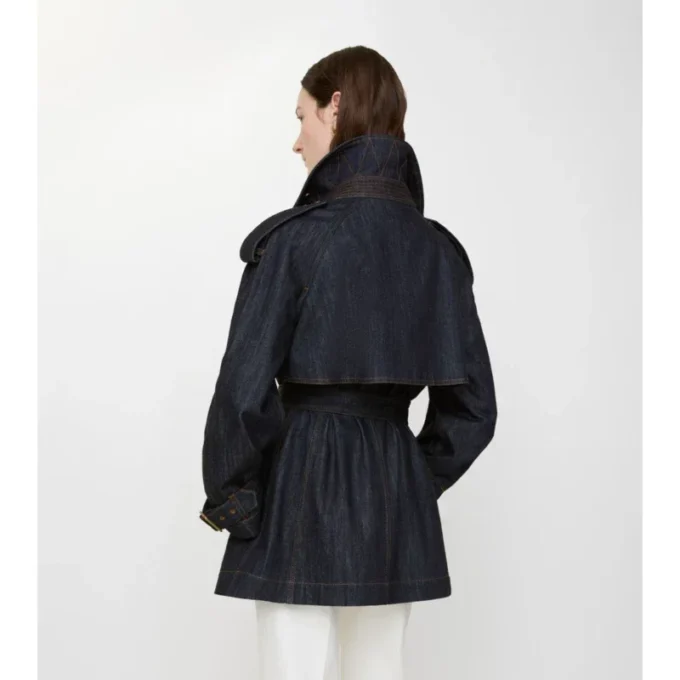 Gabardina corta Fitzrovia de Denim