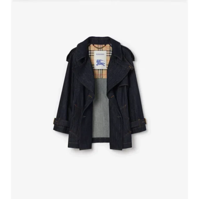Gabardina corta Fitzrovia de Denim
