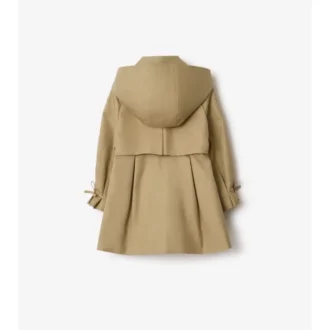 Gabardina de algodón con capucha Gabardina de algodón con capucha
