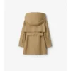Gabardina de algodón con capucha Gabardina de algodón con capucha