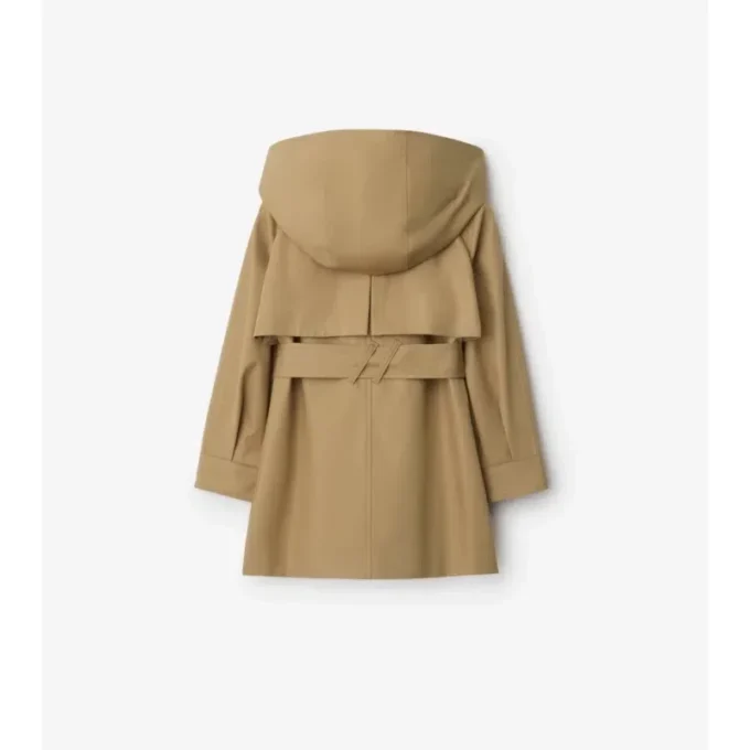 Gabardina de algodón con capucha Gabardina de algodón con capucha