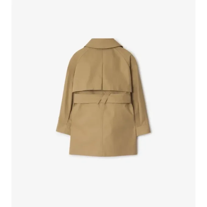 Gabardina de algodón con capucha Gabardina de algodón con capucha