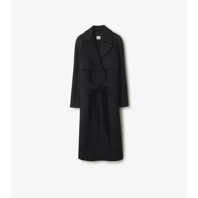 Gabardina de lana y cachemira larga Trench Coat
