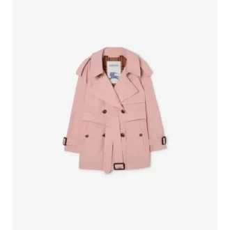 Gabardina Fitzrovia corta de algodón ligero Trench Coat