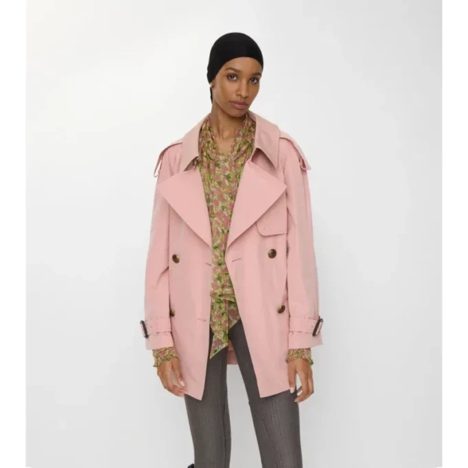 Gabardina Fitzrovia corta de algodón ligero Trench Coat Gabardina Fitzrovia corta de algodón ligero Trench Coat