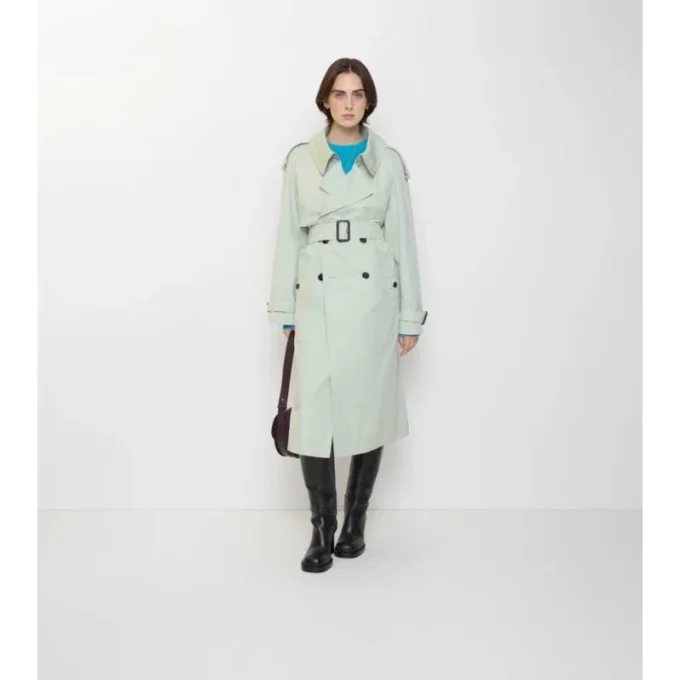 Gabardina Fitzrovia larga de algodón ligero
