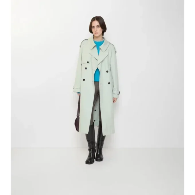 Gabardina Fitzrovia larga de algodón ligero