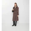 Gabardina Fitzrovia larga de mezcla de viscosa de estilo barroco