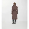 Gabardina Fitzrovia larga de mezcla de viscosa de estilo barroco
