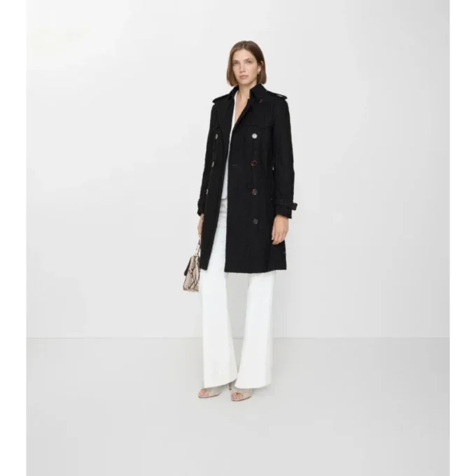 Gabardina Foxfield de encaje con estampado de cachemira y largo medio Gabardina Foxfield de encaje con estampado de cachemira y largo medio