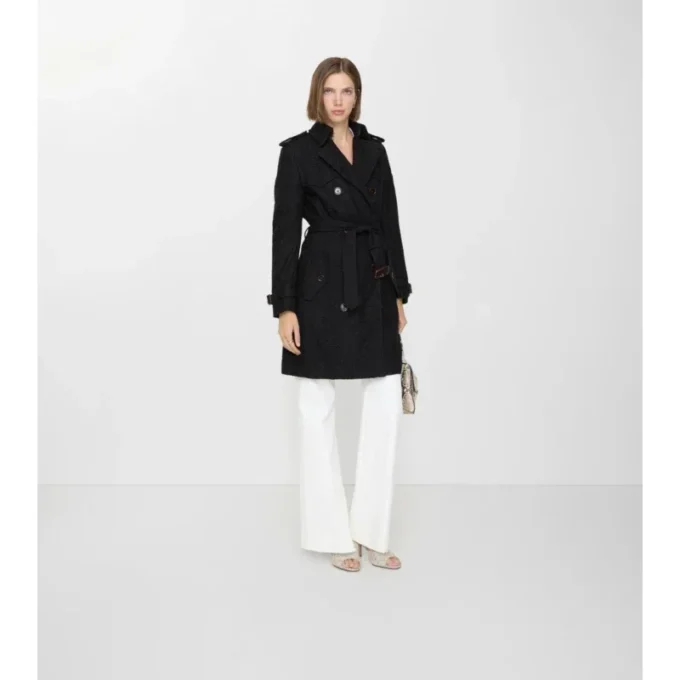 Gabardina Foxfield de encaje con estampado de cachemira y largo medio Gabardina Foxfield de encaje con estampado de cachemira y largo medio