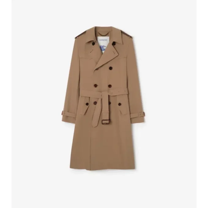 Gabardina Foxfield larga de algodón y seda Gabardina Foxfield larga de algodón y seda