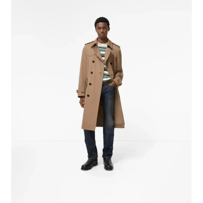 Gabardina Foxfield larga de algodón y seda Gabardina Foxfield larga de algodón y seda