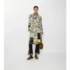Gabardina Foxfield larga de seda con estampado de tarot Gabardina Foxfield larga de seda con estampado de tarot