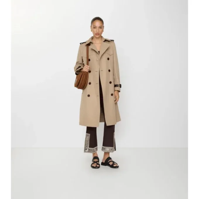 Gabardina Foxfield larga de seda y algodón Gabardina Foxfield larga de seda y algodón