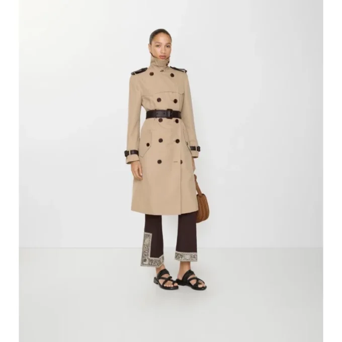 Gabardina Foxfield larga de seda y algodón Gabardina Foxfield larga de seda y algodón