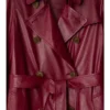 Gabardina Kensington de cuero de largo medio Gabardina Kensington de cuero de largo medio