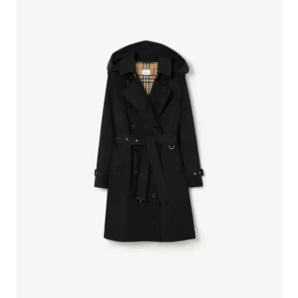 Gabardina Kensington de tafetán de largo medio Trench Coat Gabardina Kensington de tafetán de largo medio Trench Coat