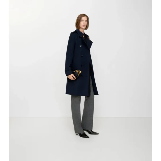 Gabardina Kensington Heritage Trench Coat de largo medio
