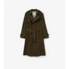 Gabardina larga de algodón ligero Trench Coat Gabardina larga de algodón ligero Trench Coat
