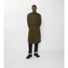 Gabardina larga de algodón ligero Trench Coat Gabardina larga de algodón ligero Trench Coat