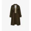Gabardina larga de algodón ligero Trench Coat Gabardina larga de algodón ligero Trench Coat