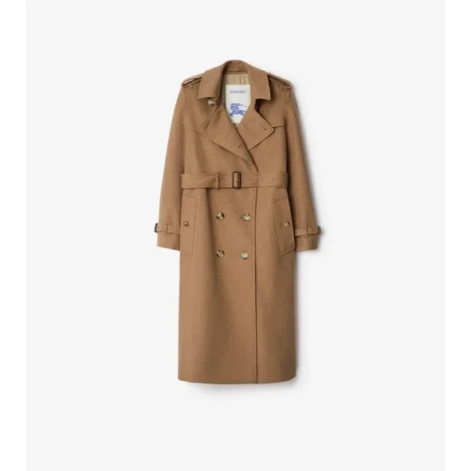 Gabardina larga de cachemira Kensington Trench Coat