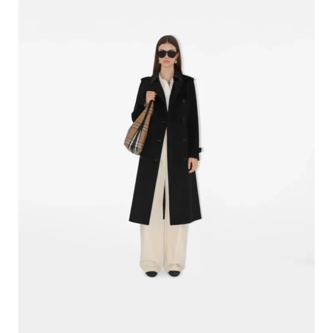 Gabardina larga de cachemira Kensington Trench Coat Gabardina larga de cachemira Kensington Trench Coat