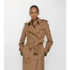 Gabardina larga de cachemira Kensington Trench Coat