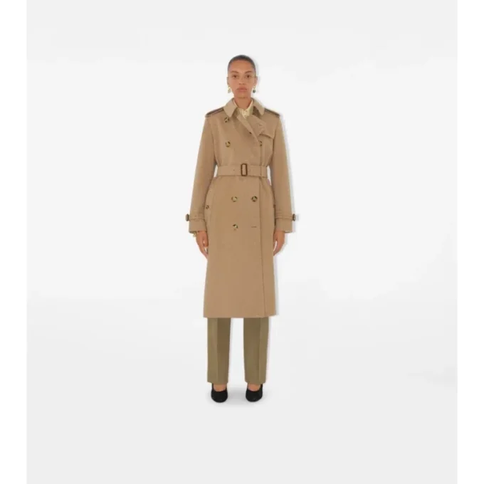 Gabardina larga de cachemira Kensington Trench Coat