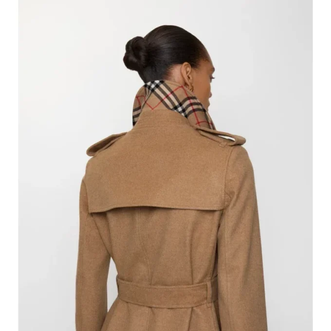 Gabardina larga de cachemira Kensington Trench Coat