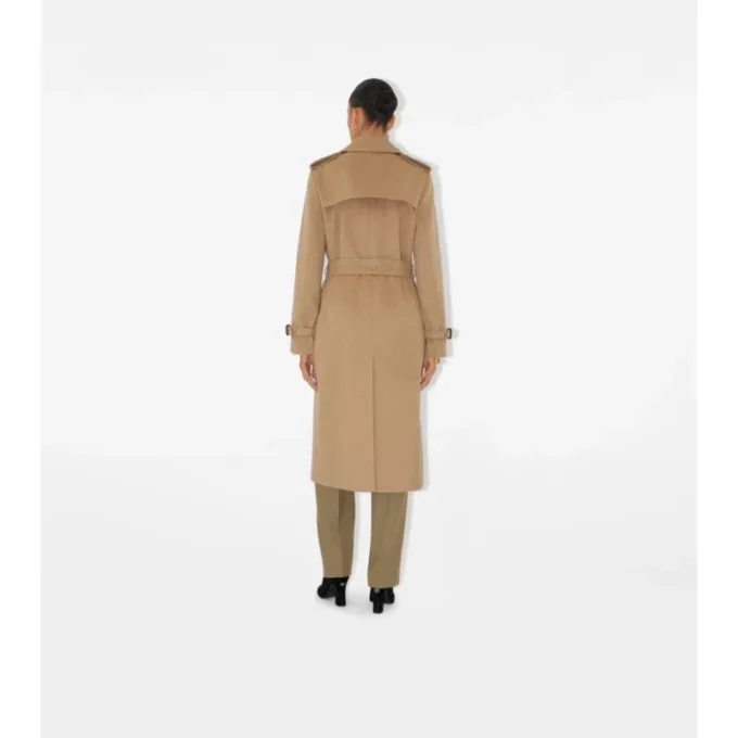 Gabardina larga de cachemira Kensington Trench Coat