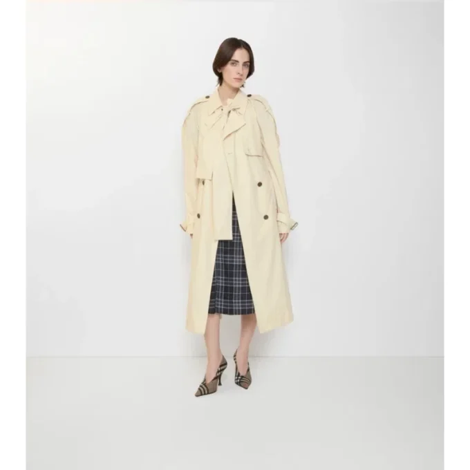 Gabardina larga de lona Trerose Trench Coat Gabardina larga de lona Trerose Trench Coat