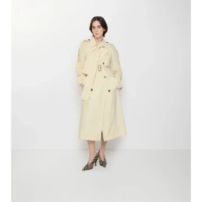 Gabardina larga de lona Trerose Trench Coat Gabardina larga de lona Trerose Trench Coat